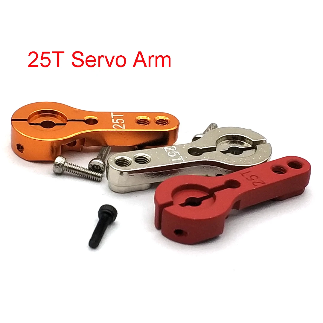 25T M3 Metal RC Servo Arm Horn for Futaba Savox Xcore HL HSP HD Power MG995 MG996R E9001 AXIAL SCX10 WPL C24 C34 MN D90 D91 MN99