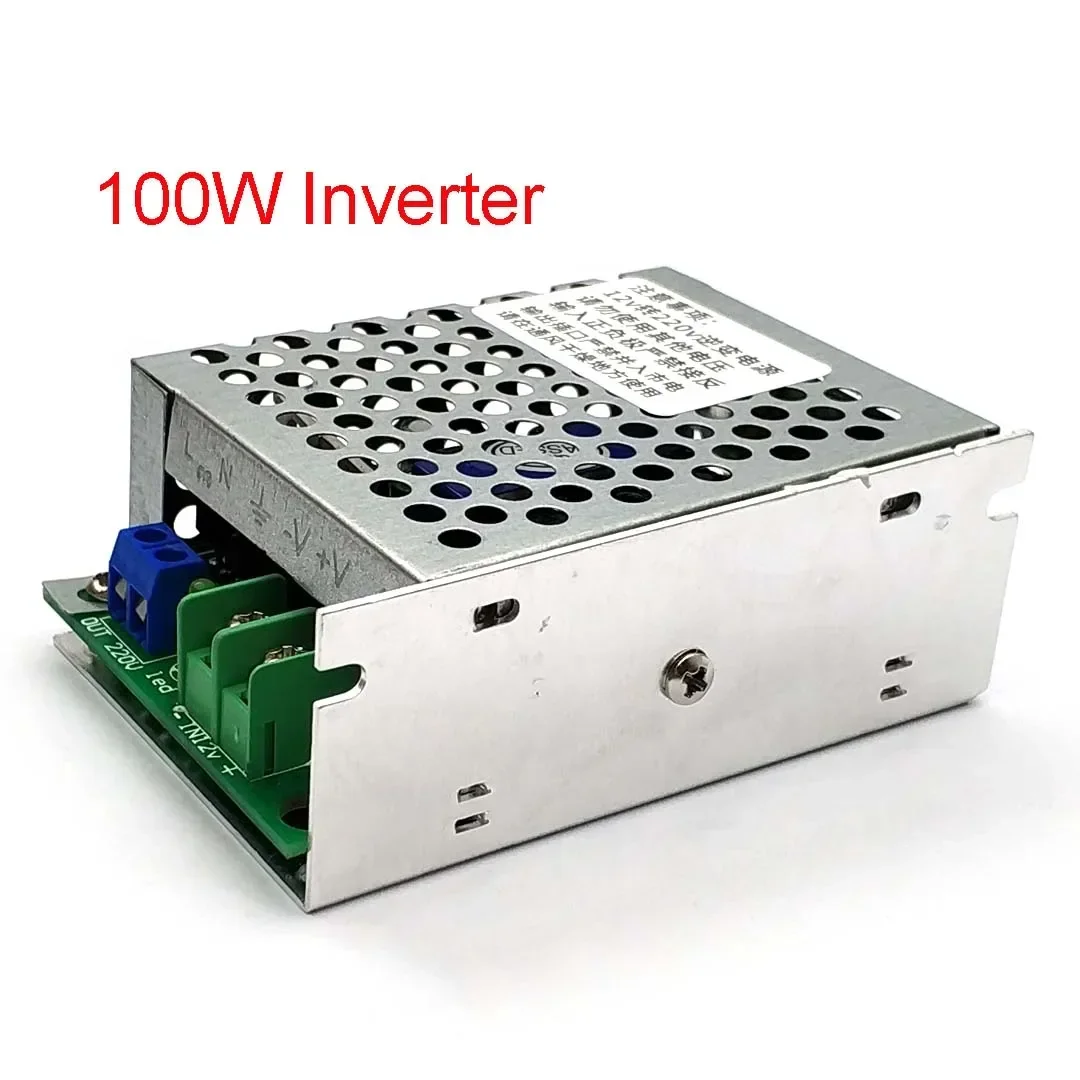 DC12V 24V To AC220V Inverter Sine Wave Inverter Circuit Board 100W Drive Board 12V To 220V Step-Up Boost Converter Power Supply