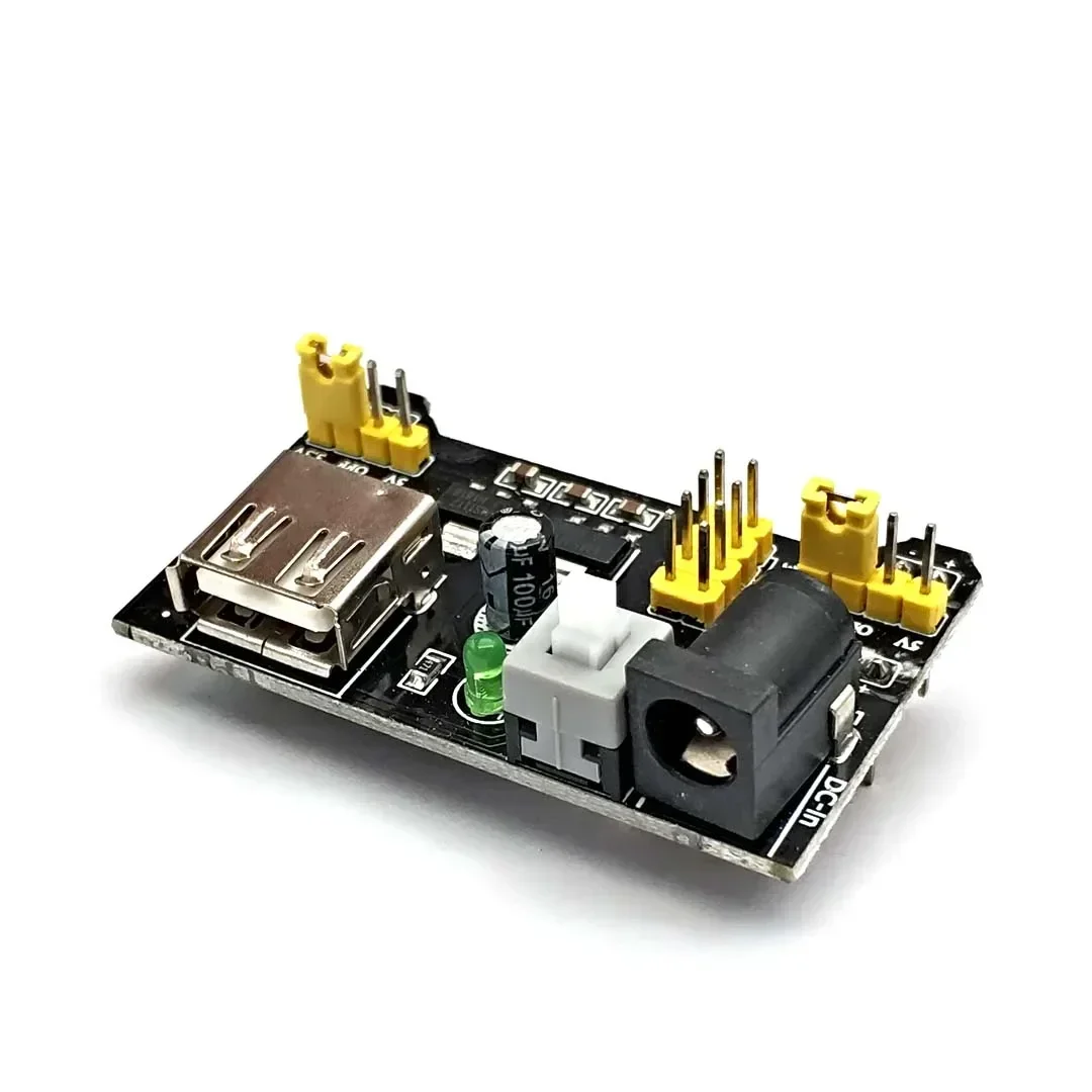 Mb-102 Breadboard Power Supply Module /mb102 White Breadboard Dedicated Power Module 2-way 3.3V 5V MB-102 Solderless Bread Board - Image 3
