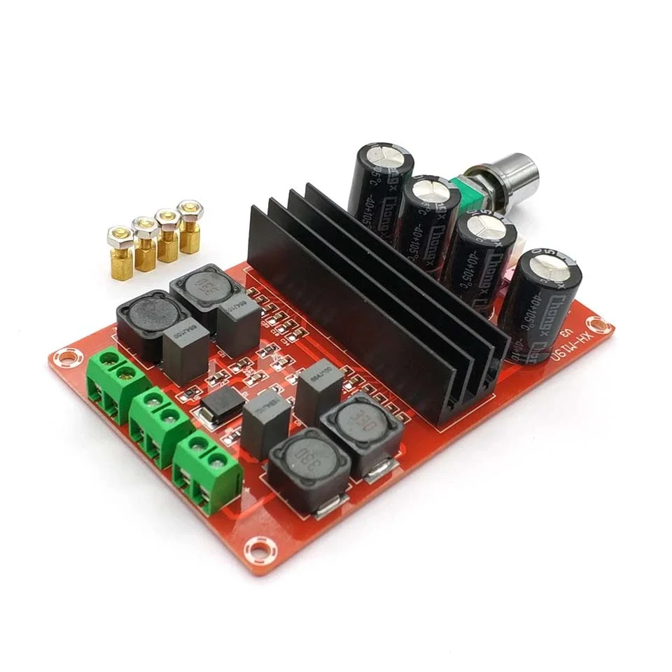 XH-M190 TDA3116D2 High-power Digital Amplifier Board TPA3116 Two-channel/way Amplifiers Module 12V-24V - Image 2