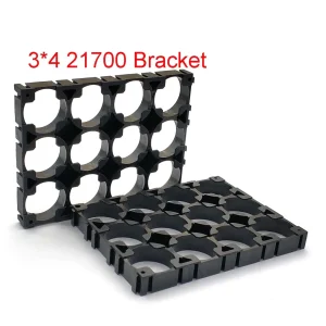 3*4 21700 21.2MM 21.7MM Battery Holder Bracket Cell Safety Anti Vibration Brackets for Batteries