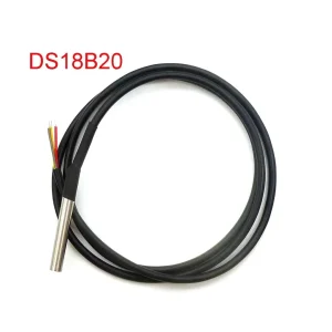 Stainless Steel Waterproof DS18b20 1M Temperature Probe Temperature Sensor 18B20 Cable for Arduino