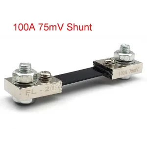 External Shunt FL-2 100A 75mV Current Meter Shunt Resistors 100A/75mV AMP for For LED Digital Voltmeter Ammeter