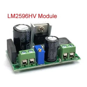 LM2596HV AC/DC To DC Buck Step Down Converter Module 3v 3.3V 5V 6V 9V 12V 15V 24V DC 5V-50V Adjustable Step-Down 3A Power Supply