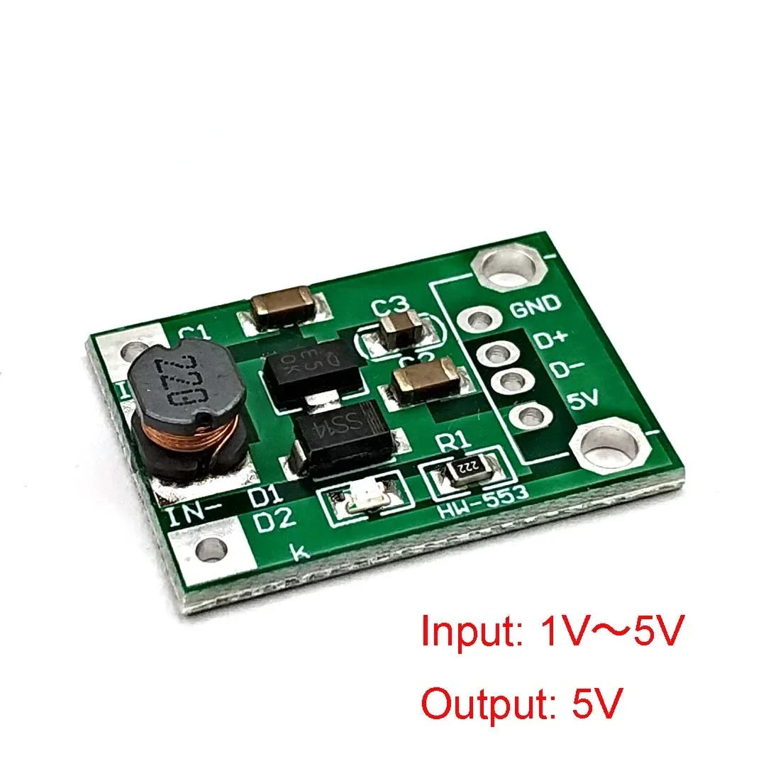 DC-DC 0.9V-5V To 5V 600MA Power Bank Charger Step Up Boost Converter Supply Voltage Module USB Output Charging Circuit Board - Image 6