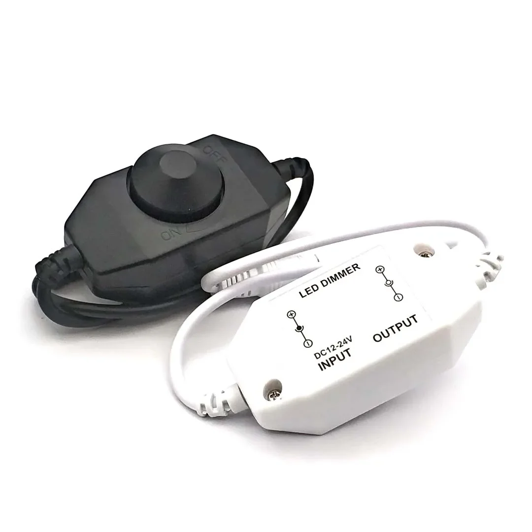 LED Dimmer Switch Brightness Adjust Controller for 3528 5050 5730 5630 Single Color Strip Light DC 12V 24V - Image 2