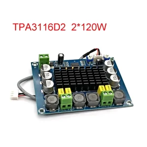 XH-M543 High Power Digital Amplifier Board TPA3116D2 Audio Amplifier Module Dual Channel 2*120W