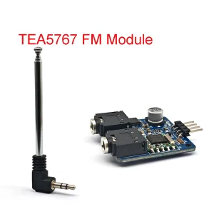 TEA5767 FM Stereo Radio Module 76-108MHZ with Free Cable Antenna