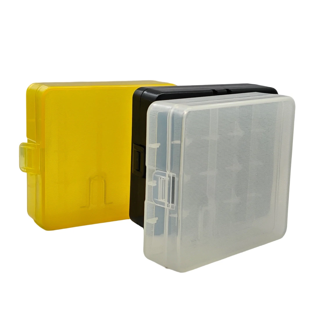 4 Slot Hard Container Case Battery Storage Box for 18650 Organizer Accessories - Image 2