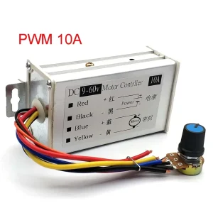 10A 9-60V DC Motor Speed Controller 9-60V Reversible PWM Control Forward/Reverse