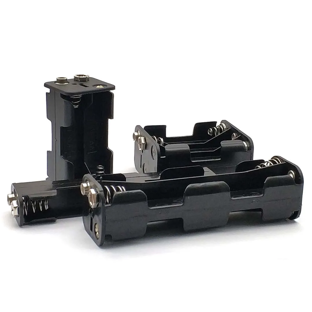 AA Battery Holder Box with 9V Buckle 2 4 6 8 Slot Case Series Connection 3V 6V 12V - Image 2