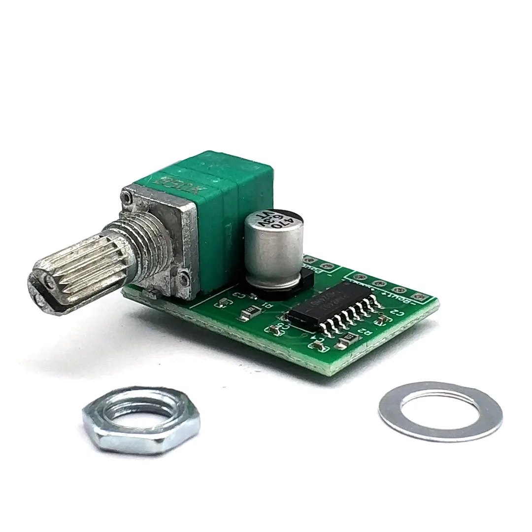 Mini PAM8403 DC 5V 2 Channel USB Digital Audio Amplifier Board Module 2 * 3W Volume Control with Potentionmeter - Image 3