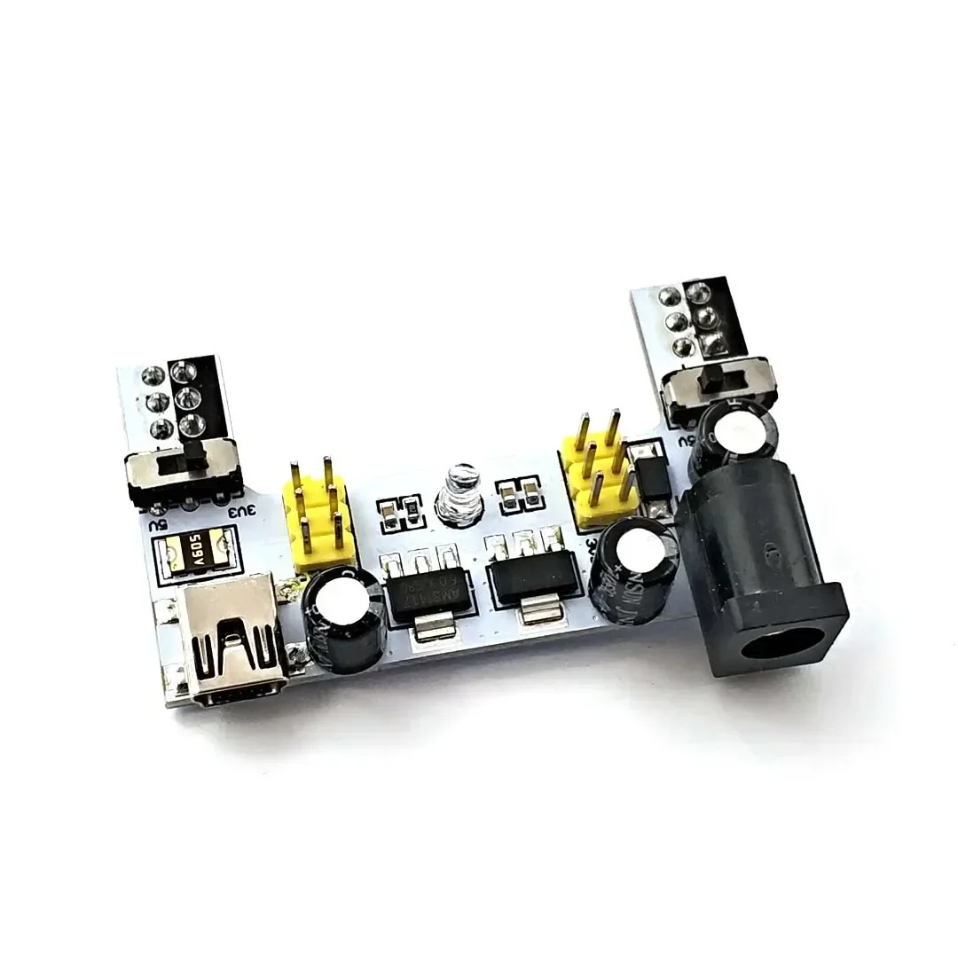 Mb-102 Breadboard Power Supply Module /mb102 White Breadboard Dedicated Power Module 2-way 3.3V 5V MB-102 Solderless Bread Board - Image 2