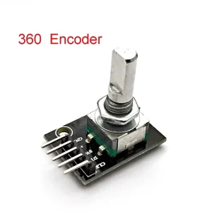 360 Degrees Rotary Encoder Module for Arduino Brick Sensor Switch Development Board KY-040 with Pins