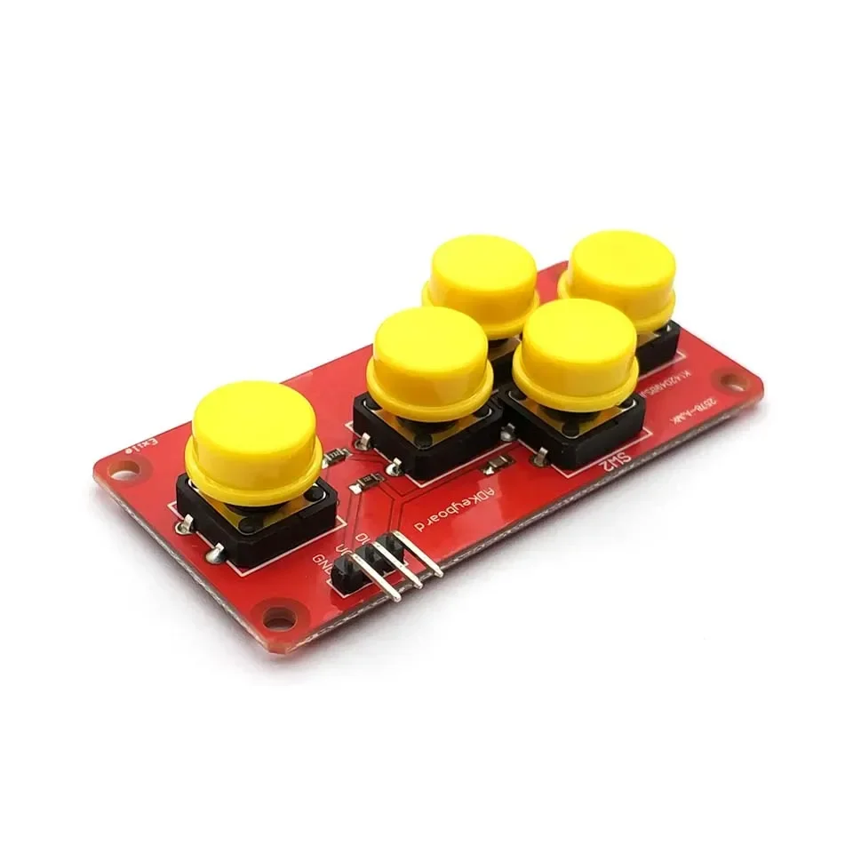 AD Keyboard Simulate Five Key Module Analog Button for Arduino Sensor Expansion Board - Image 3