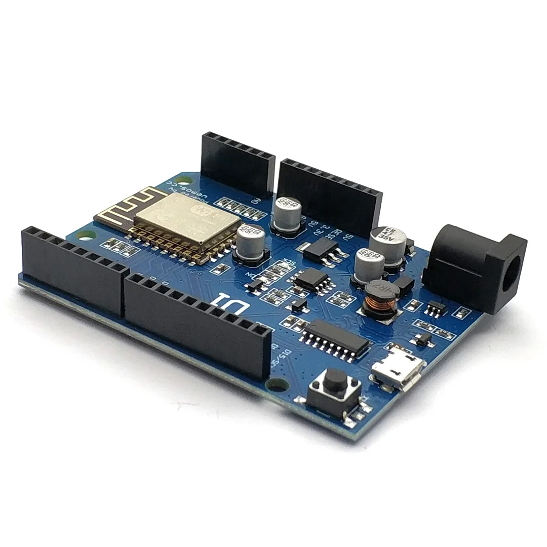 ESP-12E WeMos D1 UNO R3 CH340 CH340G WiFi Development Board Based ESP8266 Shield Smart Electronic PCB for Arduino Compatible IDE - Image 3