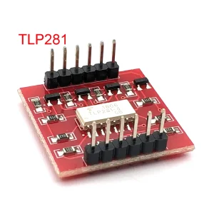 TLP281 4 CH 4-Channel Opto-isolator IC Module for Arduino Expansion Board High and Low Level Optocoupler Isolation