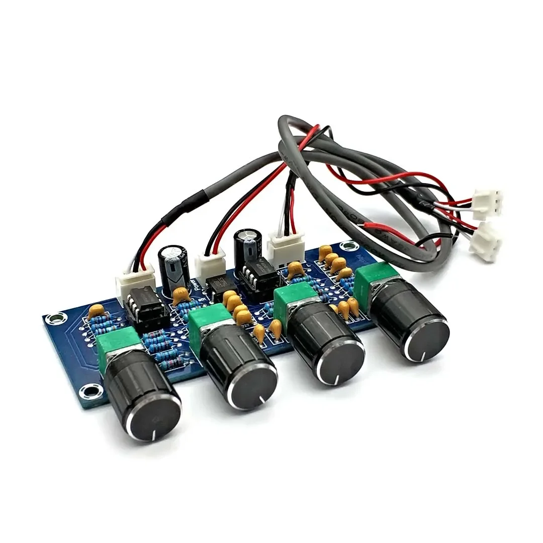 XH-A901 NE5532 Tone Board Preamp Pre-amp with Treble Bass Volume Adjustment Pre-amplifier Tone Controller for Amplifier Board - Image 4