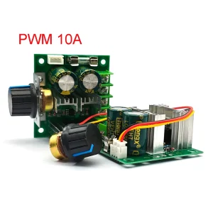 DC 12V 24V 30V 40V 13KHZ Auto PWM DC Motor Speed Regulator Governor Speed Controller Switch 10A 50V 1000uF