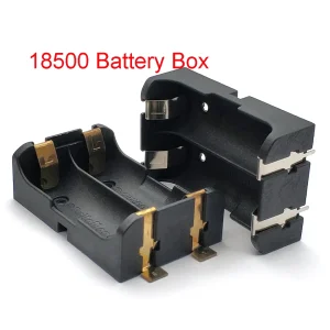 2S 18500 Battery Holder 2 Storage Case Box with Pins
