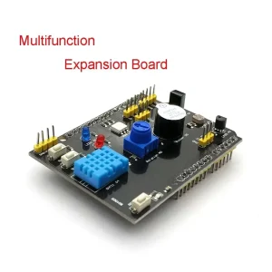 DHT11 LM35 Temperature Humidity Sensor Multifunction Expansion Board Adapter for Arduino UNO R3 RGB LED IR Receiver Buzzer I2C