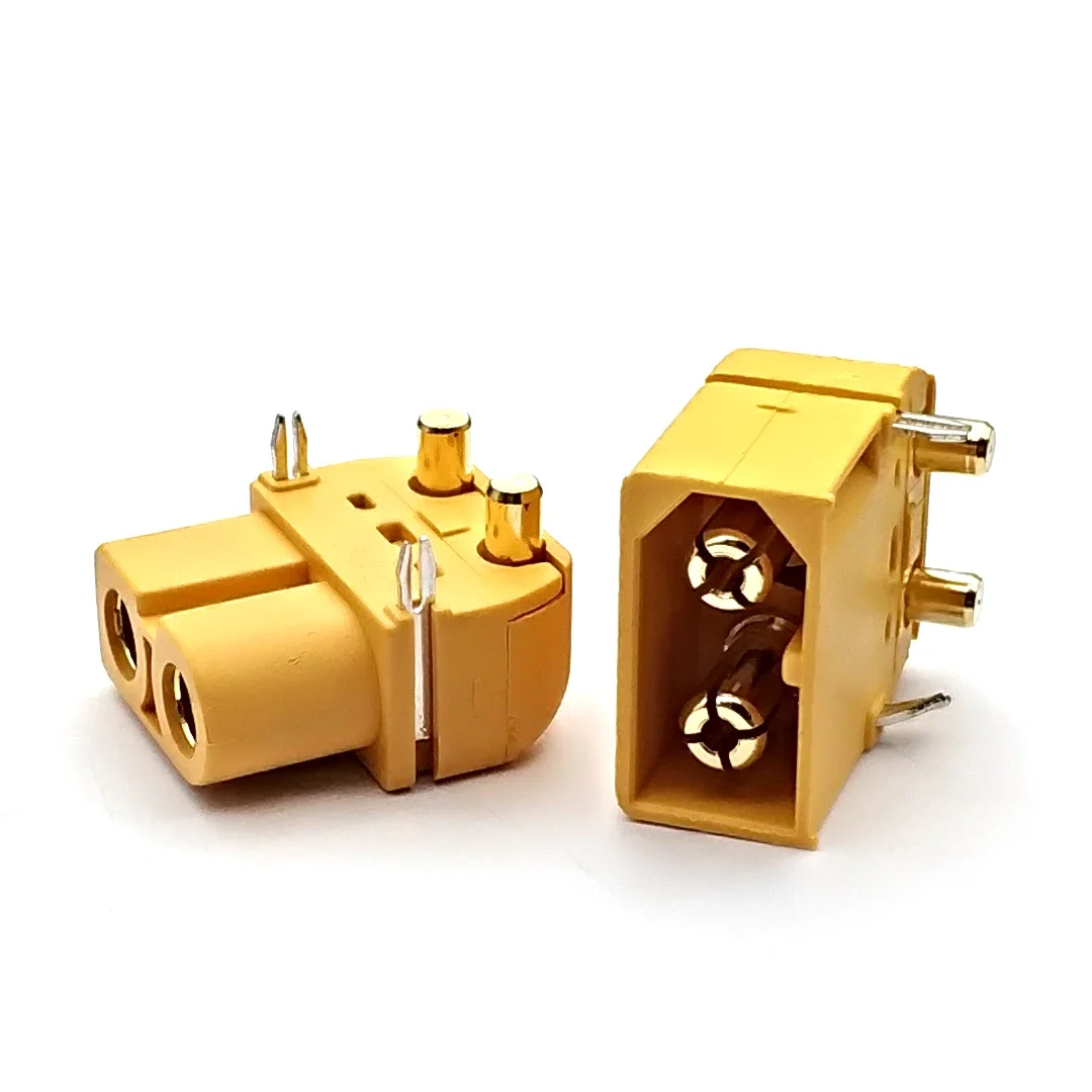 XT60PW XT60-PW Brass Gold Banana Bullet Male Female Connectors Plug Connect Parts for RC Lipo Battery PCB Board - Image 2