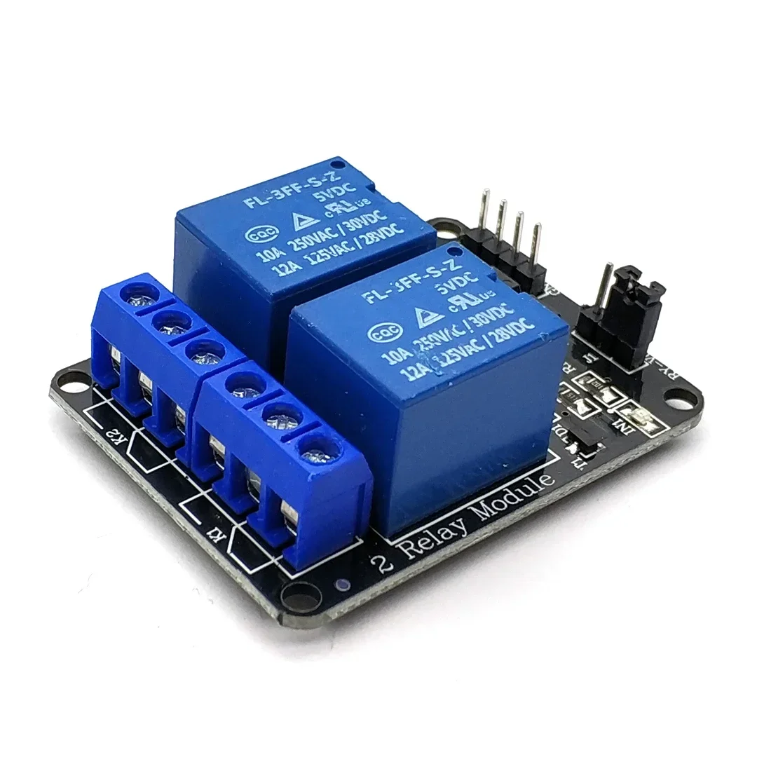 5V 12V 2 Channel Relay Module with Optocoupler Relay Output 2 Way Relay Module for Arduino - Image 4