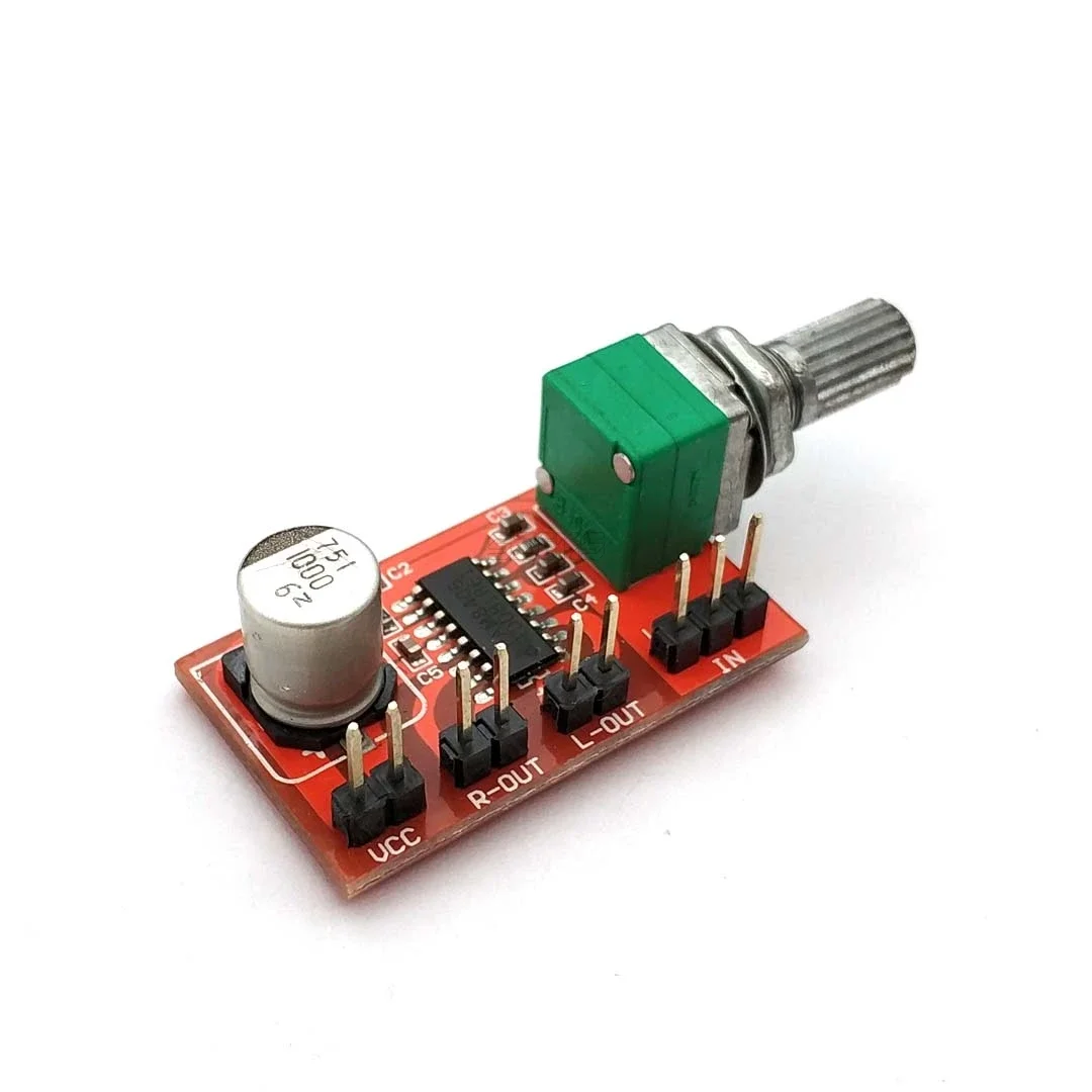 PAM8406 Digital Power Amplifier Board Bone Conduction Speaker Power Amplifier Board With Volume Potentiometer - Image 2