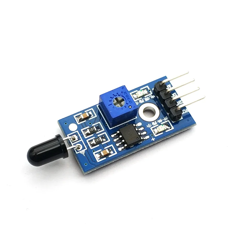 IR Flame Detection Sensor Module Fire Detector Infrared Receiver Module for Arduino Diy Kit - Image 2