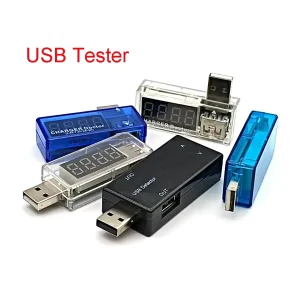 USB Voltmeter Ammeter Current Voltage Tester LCD Digital Display Power Battery Capacity Tester Measurement USB Charge Indicator