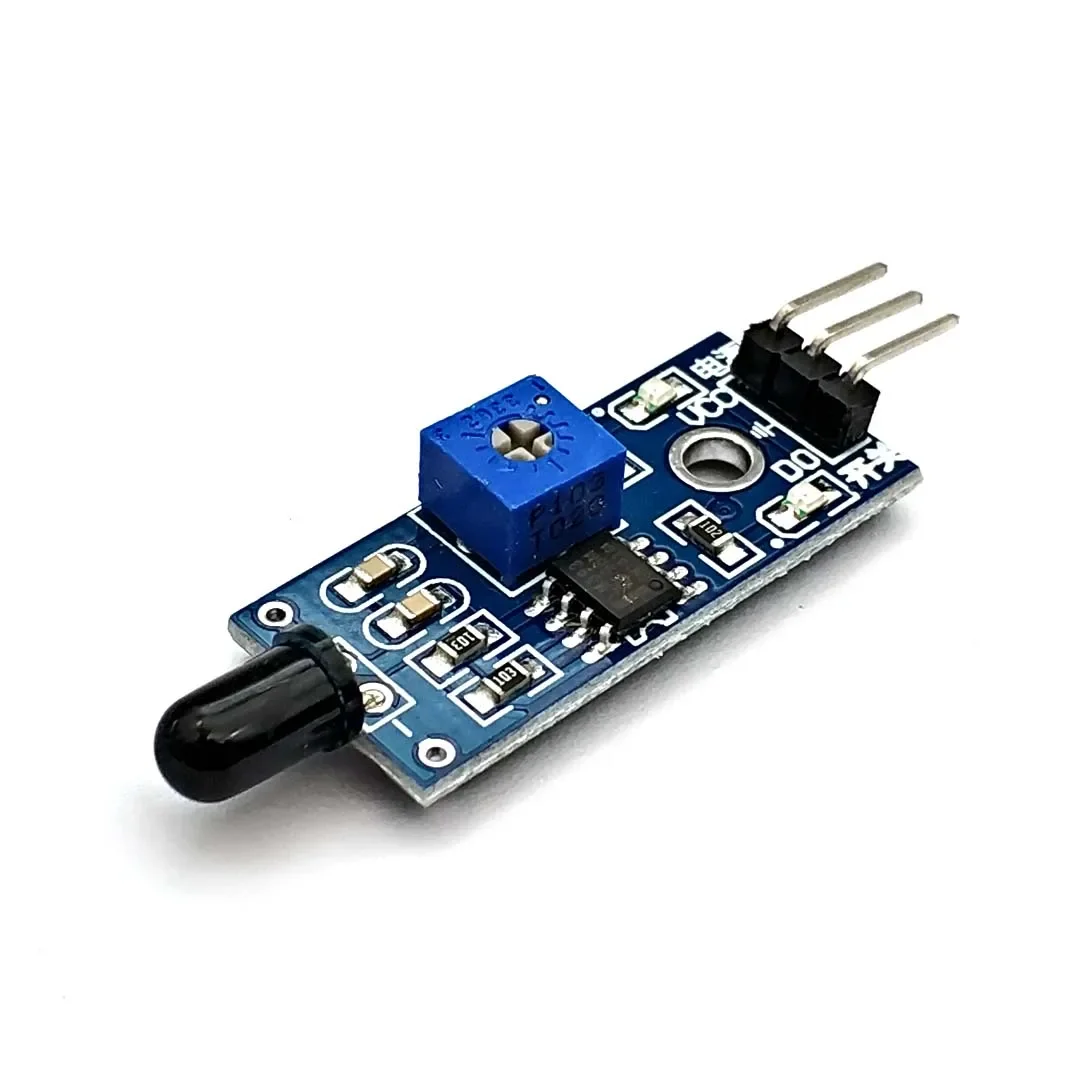 IR Flame Detection Sensor Module Fire Detector Infrared Receiver Module for Arduino Diy Kit - Image 3