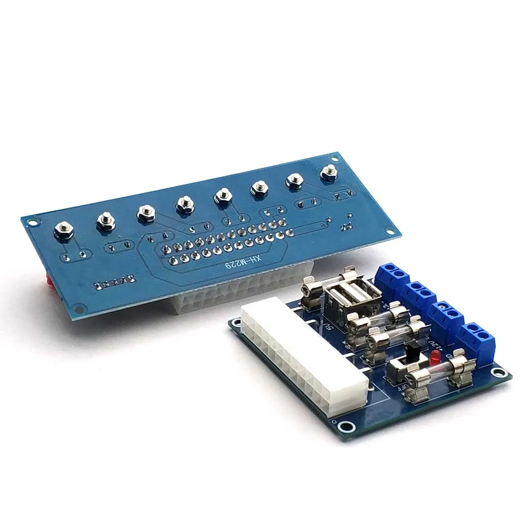 XH-M229 Desktop PC Chassis Power ATX Transfer To Adapter Board Power Supply Circuit Outlet Module 24Pin Output Terminal 24 Pins - Image 4