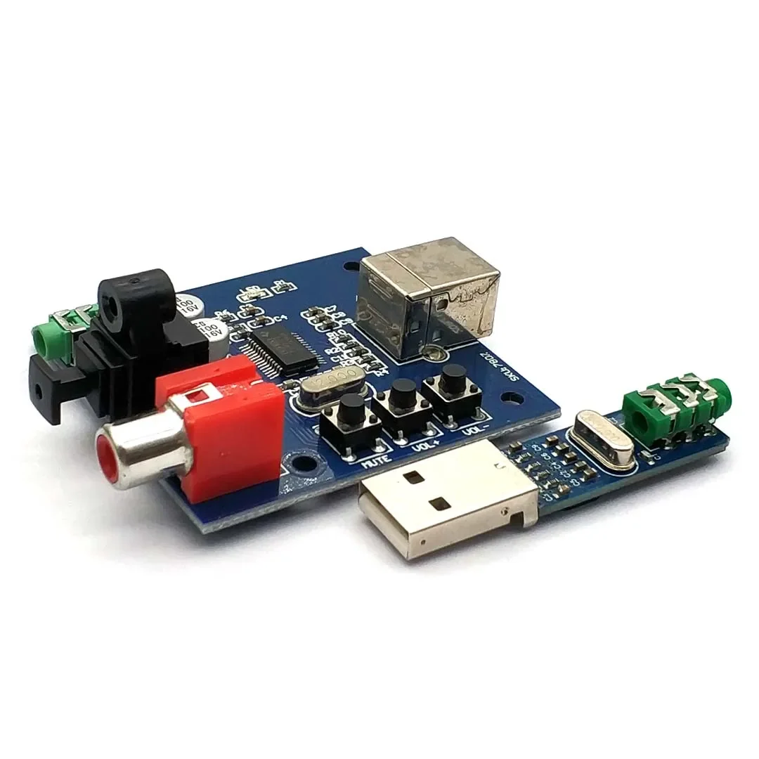 PCM2704 USB DAC HIFI USB Sound Card USB Power DAC Decoder Board Module MINI PCM2704 USB DAC USB - Image 3
