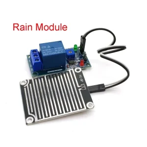 Snow Raindrops Detection Sensor Module Rain Weather Module Humidity for Arduino Relay Control Module Rain Water Sensor