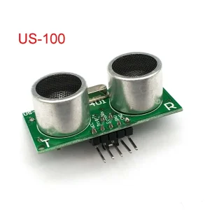 US-100 Ultrasonic Sensor Module DC 2.4V - 5V with Temperature Compensation Range Distance 450cm
