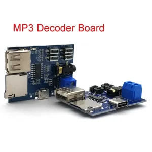 TF Card U Disk MP3 Format Decoder Board Module Amplifier Decoding Audio Player