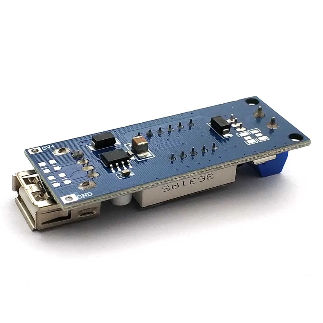 DC-DC 24V/12V To 5V 2A Step Down Power Supply Buck Converter USB Step-down Charging Module Voltage Meter - Image 4
