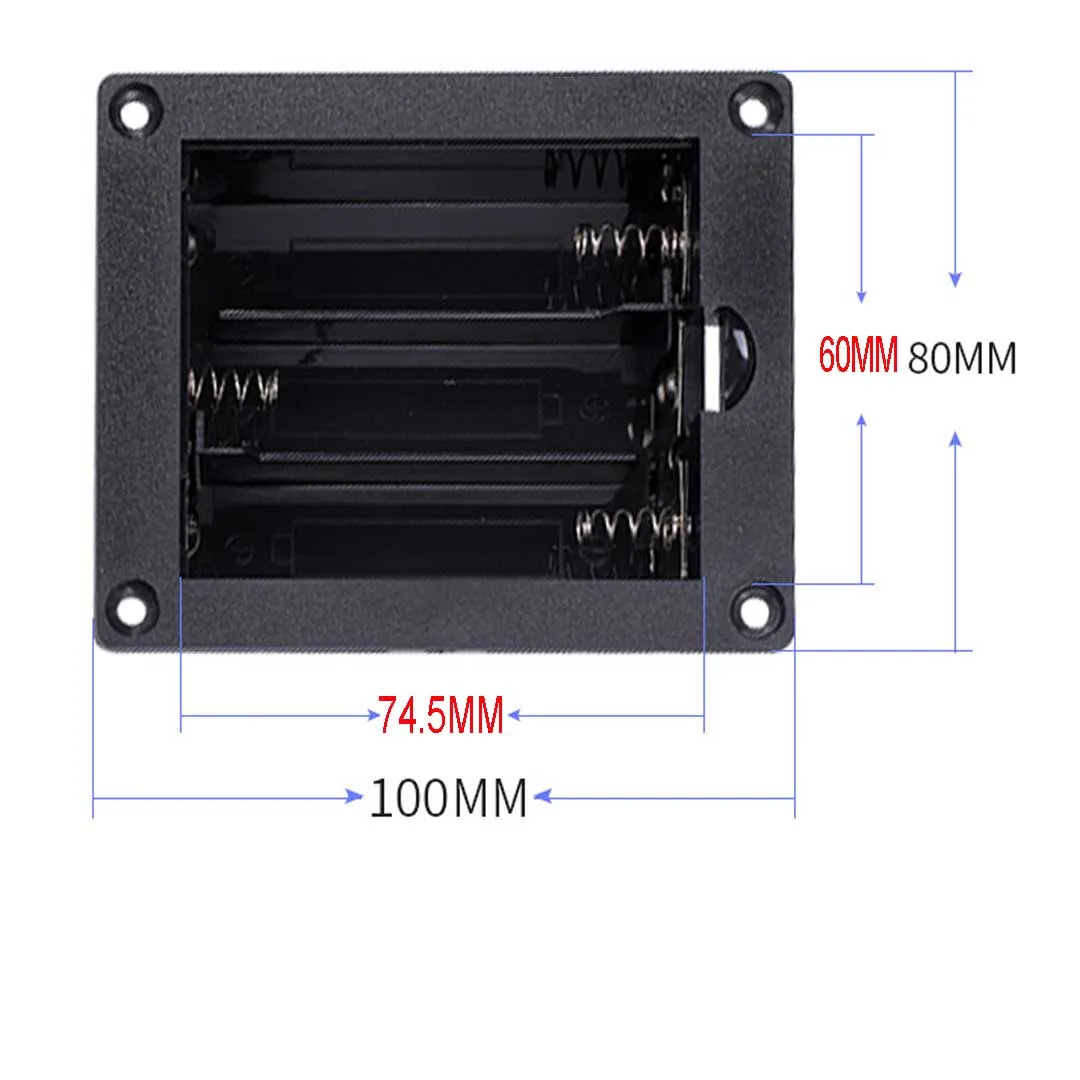 1x2x3x 18650 Covered Battery Box Embedded Series Parallel Connection - Image 6