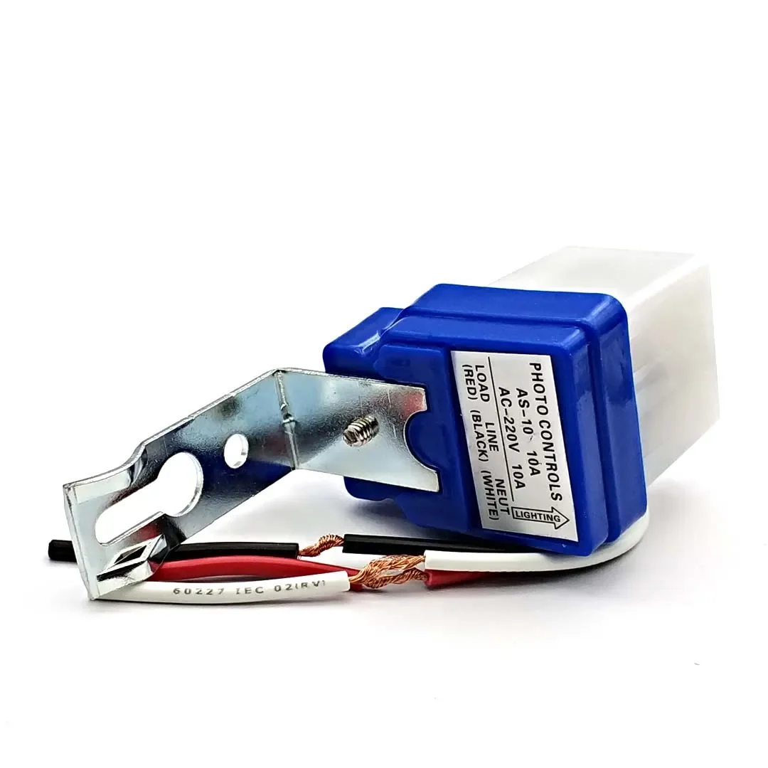 AS-10 Auto on Off Waterproof Photocell Street Light Switch 10A 12V 24V 110V 220V Photoswitch Sensor Switch - Image 6