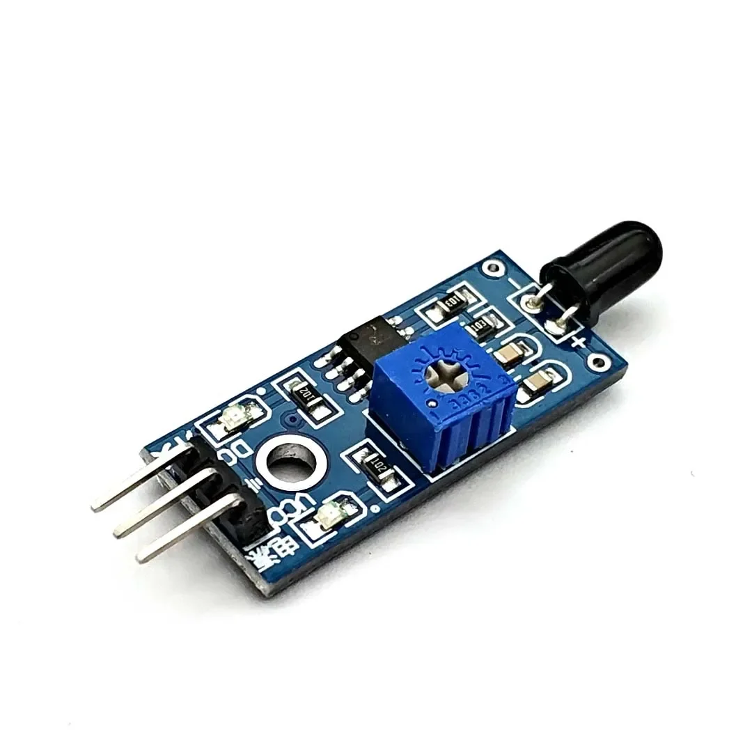 IR Flame Detection Sensor Module Fire Detector Infrared Receiver Module for Arduino Diy Kit - Image 4