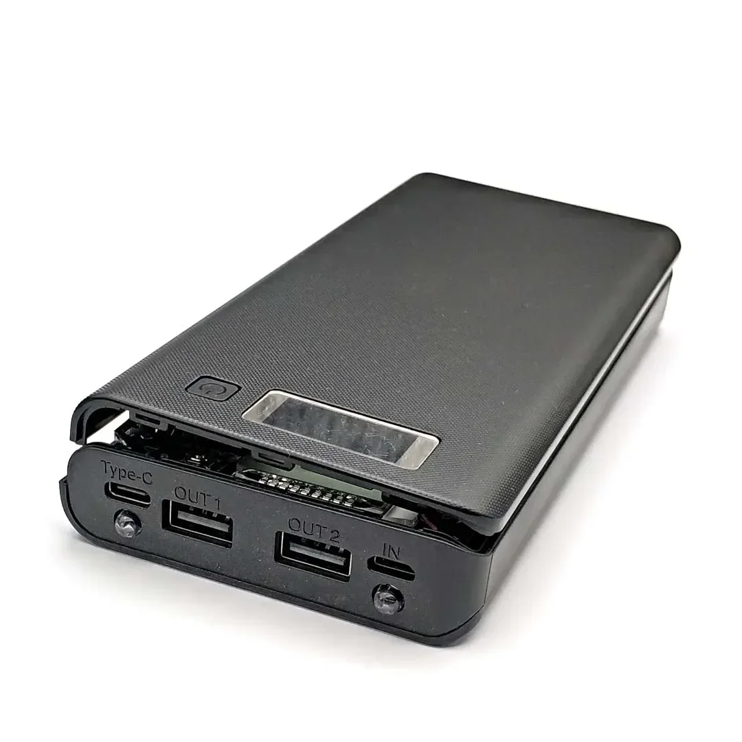 DIY Power Bank 18650 Battery Case Power Bank Battery Storage Box Powerbank Box Charger Shell Case 8*18650 Micro Type-c Interface - Image 3