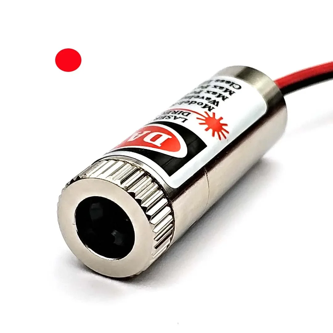 650nm 5mW Red Point / Line / Cross Laser Module Head Glass Lens Focusable Industrial Class - Image 4