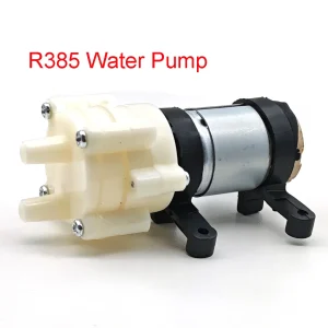 DC6-12V R385 Aquarium Fish Tank Round Water Air DC Diaphragm Pump Aquarium Air Pumps Accessories R385 Water Pump