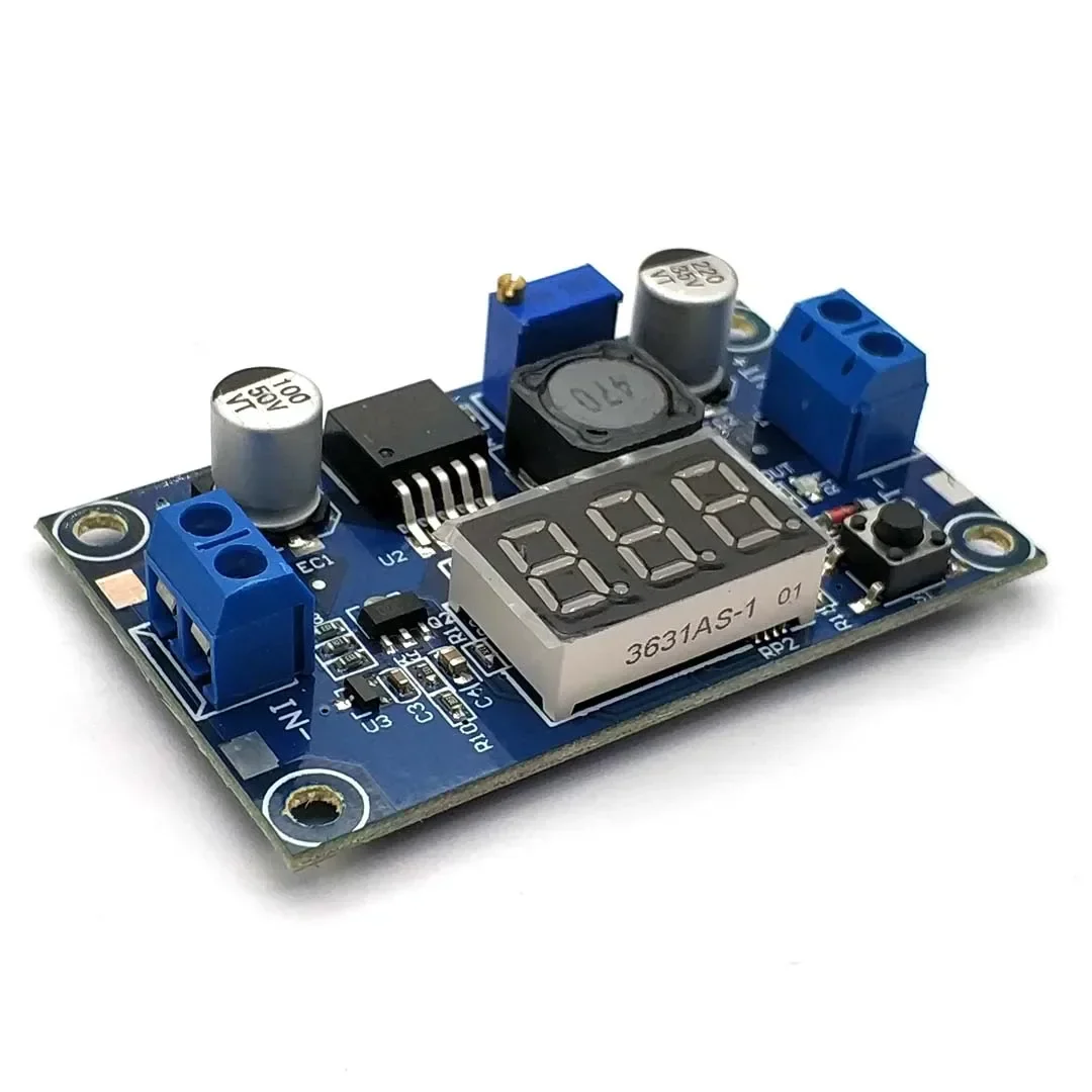 LM2596 Power Converter Step Down Module DC-DC 1.5V-35V Adjustable Power Supply 3.3V/5V/12V/24V - Image 5