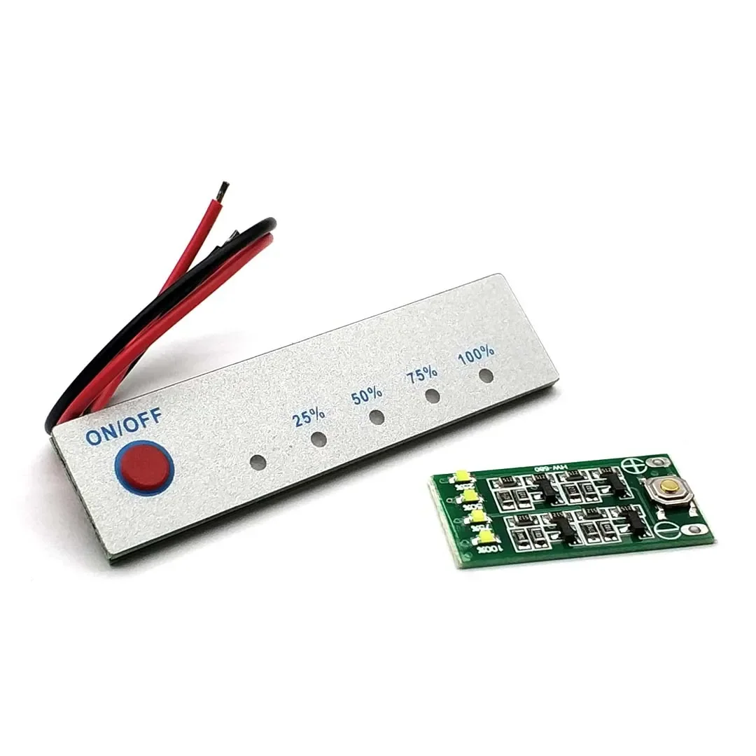3.7V 2S 3S 4S 18650 Li-ion Lipo Lithium 12V Lead Acid Battery Level Indicator Tester LCD Display Meter Module Capacity Voltage - Image 3
