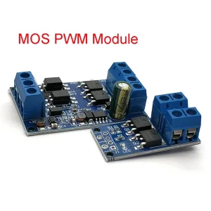 High-Power 400W 600W MOS Tube FET Trigger Drive Module PWM Control High / Low Level Trigger Switch DC 4V-60V 5V 12V 24V