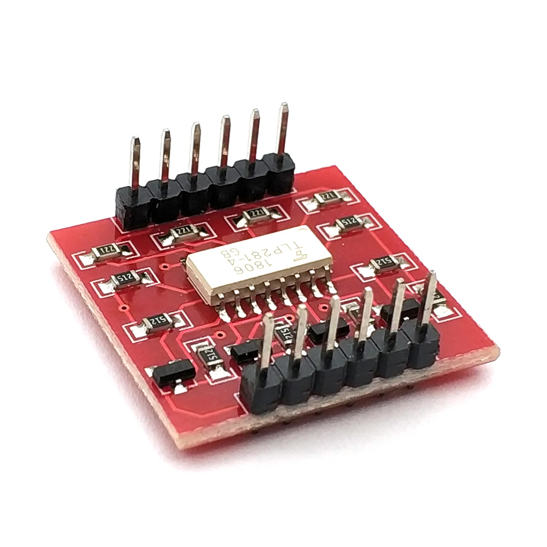 TLP281 4 CH 4-Channel Opto-isolator IC Module for Arduino Expansion Board High and Low Level Optocoupler Isolation - Image 2