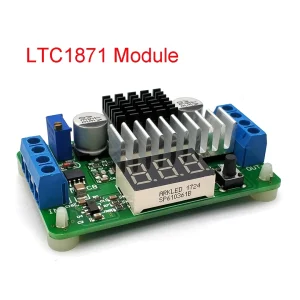 LTC1871 DC-DC Booster Converter Voltage Regulator Rely 3-35V To 3.5-35V DC + LED Voltmeter DC-DC Step Up Power Supply Module