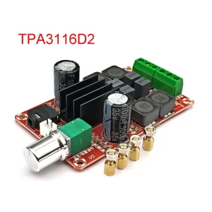 TPA3116 TPA3116D2 Dual Channel 2*50W Stereo Power Amplifier Board Adjustable Digital Amplifier Module XH-M189 DC 24V