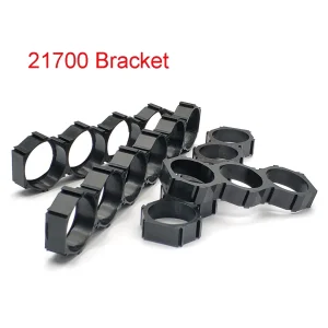 21700 Lithium Battery Packs Φ21.2MM Misalignment Fixed Bracket Assembly Holder Cells Pack Splicable Support Flat Head 21.7MM